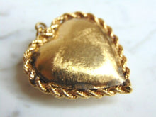Load image into Gallery viewer, Womens Vintage Estate 14K Yellow Gold Heart Locket Pendant 13.9g E3390