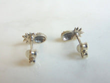 Load image into Gallery viewer, Womens Vintage Estate Sterling Silver Pineapple Earrings 1.1g E5395