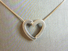 Load image into Gallery viewer, Womens Vintage Estate Heart Pendant W/ Necklace 3.5g E5450
