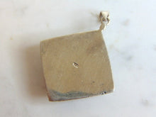Load image into Gallery viewer, Womens Vintage Estate Sterling Silver Onyx Pendant 11.1g E5464