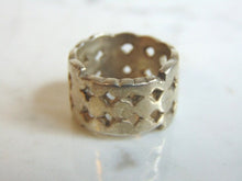 Load image into Gallery viewer, Womens Vintage Estate Sterling Silver Modernist Ring 9.5g E5528