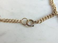 Load image into Gallery viewer, Womens Vintage Estate Sterling Silver Charm Bracelet 15.6g E5551