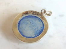 Load image into Gallery viewer, Womens Vintage Estate Sterling Silver Quartz Pendant 21.1g E5597