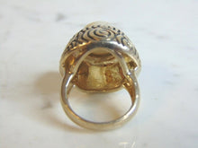 Load image into Gallery viewer, Womens Vintage Estate Sterling Silver Mother of Pearl Ring 12.9g E5623