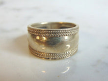 Load image into Gallery viewer, Womens Vintage Estate Sterling Silver Modernist Ring 6.2g E5631