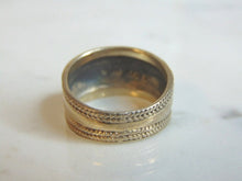 Load image into Gallery viewer, Womens Vintage Estate Sterling Silver Modernist Ring 6.2g E5631