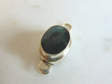 Load image into Gallery viewer, Womens Vintage Estate Sterling Silver Aventurine Pendant 4.9g E5663
