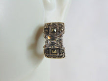 Load image into Gallery viewer, Womens Vintage Estate Sterling Silver CZ Earrings 8.2g E5442