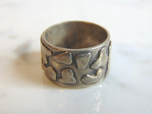 Load image into Gallery viewer, Womens Vintage Estate Sterling Silver Modernist Ring 8.1g E5771