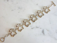 Load image into Gallery viewer, Womens Vintage Estate Sterling Silver Modernist Bracelet 17g E5781