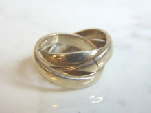 Load image into Gallery viewer, Womens Vintage Estate Sterling Silver Trinity Ring 9.5g E5799