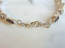 Load image into Gallery viewer, Womens Vintage Estate Sterling Silver Smoky Quartz Bracelet 14.9g E5748