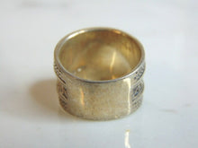 Load image into Gallery viewer, Womens Vintage Estate Sterling Silver Modernist Ring 12.8g E5479