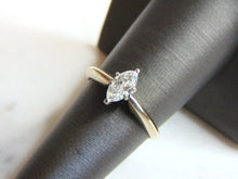 Load image into Gallery viewer, Womens Vintage Estate 14k White Gold Diamond Engagement Ring 2.6g  #E735