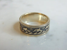 Load image into Gallery viewer, Womens Vintage Estate Sterling Silver Dolphin Ring 5.2g E5494
