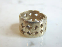 Load image into Gallery viewer, Womens Vintage Estate Sterling Silver Modernist Ring 9.5g E5528