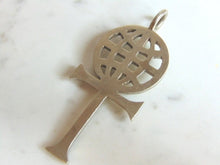Load image into Gallery viewer, Womens Vintage Estate Sterling Silver Cross Pendant 14.6g E5900