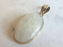 Load image into Gallery viewer, Womens Vintage Estate Sterling Silver Quartz Pendant 15.8g E5593