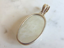 Load image into Gallery viewer, Womens Vintage Estate Sterling Silver Quartz Pendant 15.8g E5593
