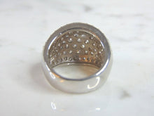 Load image into Gallery viewer, Womens Vintage Estate Sterling Silver CZ Ring 10g E5988