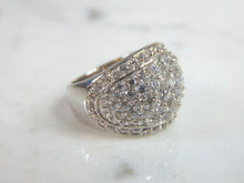 Load image into Gallery viewer, Womens Vintage Estate Sterling Silver CZ Ring 10g E5988