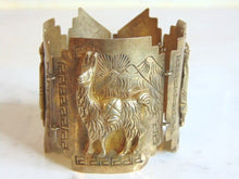 Load image into Gallery viewer, Womens Vintage Estate Sterling Silver Peruvian Bracelet 80.1g E5679