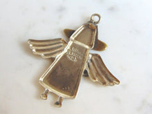 Load image into Gallery viewer, Womens Vintage Estate Sterling Silver Angel Pendant 6.1g E5722