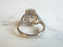 Load image into Gallery viewer, Womens Vintage Estate Sterling Silver CZ Ring 7.2g E5742