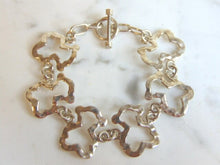 Load image into Gallery viewer, Womens Vintage Estate Sterling Silver Modernist Bracelet 17g E5781