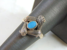 Load image into Gallery viewer, Womens Vintage Estate Sterling Silver Modernist Ring 4.5g, E1177
