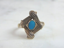 Load image into Gallery viewer, Womens Vintage Estate Sterling Silver Modernist Ring 4.5g, E1177