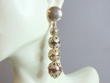 Load image into Gallery viewer, Womens Vintage Estate Sterling Silver Dangle Earrings 20.6g E5875