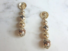 Load image into Gallery viewer, Womens Vintage Estate Sterling Silver Dangle Earrings 20.6g E5875