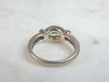 Load image into Gallery viewer, Womens Vintage Estate Sterling Silver CZ Ring 3.8g E5993
