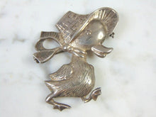 Load image into Gallery viewer, Womens Vintage Estate Sterling Silver Duck Brooch 7.4g E2699