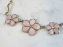 Load image into Gallery viewer, Womens Vintage Estate Sterling Silver Flower Necklace 27.2g E2703