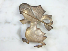 Load image into Gallery viewer, Womens Vintage Estate Sterling Silver Duck Brooch 7.4g E2699