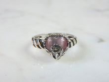 Load image into Gallery viewer, Womens Sterling Silver Fashion Heart Ring 2.4g E2143