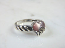 Load image into Gallery viewer, Womens Sterling Silver Fashion Heart Ring 2.4g E2143