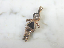 Load image into Gallery viewer, Womens Vintage Estate Sterling Silver Kid Pendant 2.2g E2713