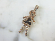 Load image into Gallery viewer, Womens Vintage Estate Sterling Silver Kid Pendant 2.2g E2713
