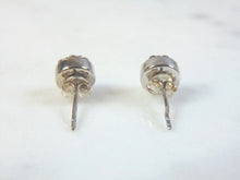 Load image into Gallery viewer, Womens Vintage Estate Sterling Silver CZ Earrings 2.4g E1463