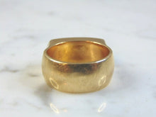 Load image into Gallery viewer, Womens Vintage Estate 14k Yellow Gold &amp; Onyx Ring 12.4g E1001