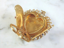 Load image into Gallery viewer, Womens Vintage Estate 14k Yellow Gold Heart Locket 26.5g E3001