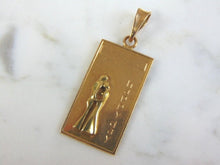 Load image into Gallery viewer, Womens Vintage Estate 18k Gold Happy Day Pendant 6.8g E3103