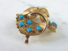 Load image into Gallery viewer, Womens Vintage Estate 14k Gold Turquoise Pendant 10.6g E3053
