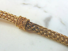 Load image into Gallery viewer, Womens Vintage Estate 21k Gold Lioness Necklace w/ Garnet Eyes 67.3g E755