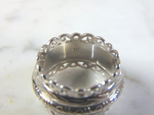 Load image into Gallery viewer, Womens Vintage Estate Sterling Silver Fidget Ring 7.1g E3076