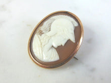 Load image into Gallery viewer, Vintage Estate 14K Gold Portrait Monogram Brooch 7.4g E3203