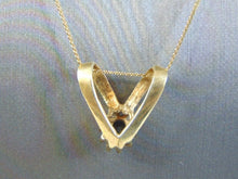 Load image into Gallery viewer, Womens 14K Gold Necklace &amp; Diamond Pendant 4.7g E3221